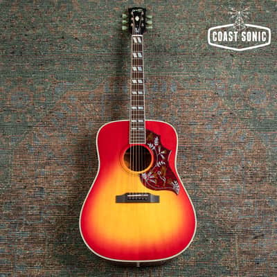 1993 Orville by Gibson Hummingbird Cherry Sunburst made in Japan with Hard Case image 2