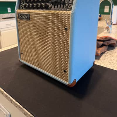 Mesa Boogie Mark Five 25 2-Channel 25-Watt 1x10" Guitar Combo 2019 | Baby Blue Bronco | Cover & Switch image 3