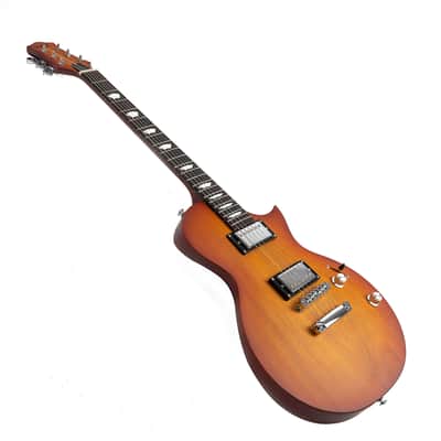 Eart EGLP-610, Roasted Mahogany Solid Body, 3-Way Switch 1 Tone 1 Volume,22 Stainless Steel Frets, Honey Tea image 7