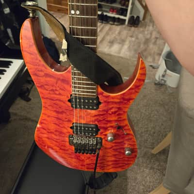 Ibanez RG920QMZ-LI Premium 2011 - 2014 - Liquid Inferno image 3