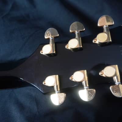 RARE Orville by Gibson LPC-57B Les Paul Custom '57 Reissue – Black Beauty MIJ 1993 Ebony image 11
