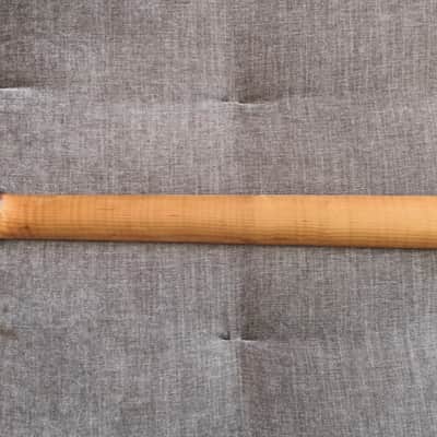 Custom baritone guitar neck - 30" - roasted flame maple image 4