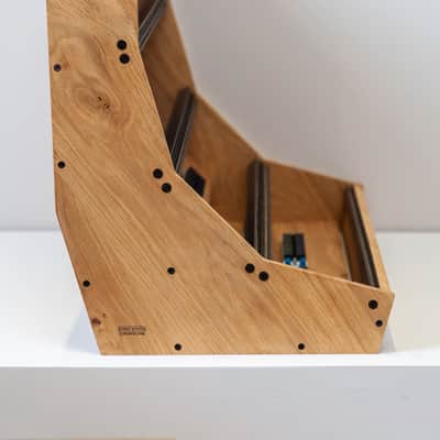 2 Many Synths 12U 126HP powered Solid Oak Eurorack case image 10
