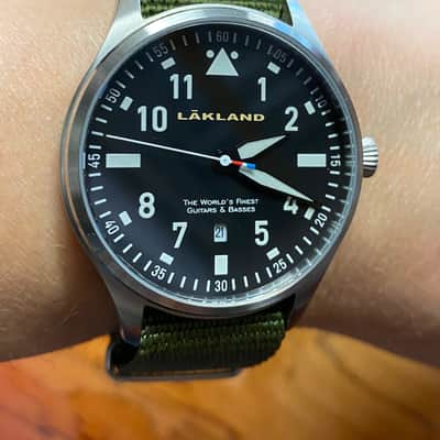 Lakland Aviator Style Watch 2020 Black Dial image 1
