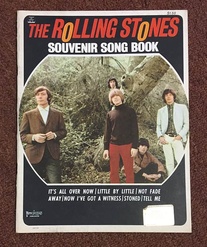 The Rolling Stones Souvenir Songbook  (Vintage/Used Book) image 1