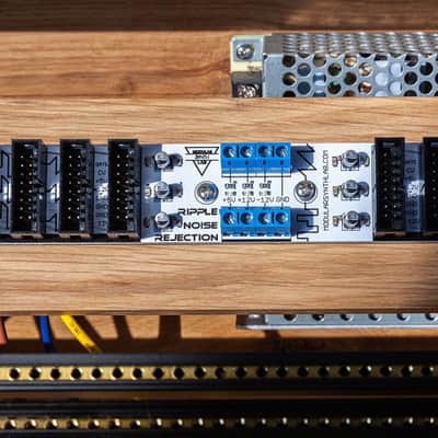 2 Many Synths 12U 160HP Solid Oak Eurorack Case, Powered image 2