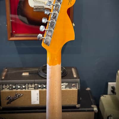 Fender Custom Shop Stratocaster - Aged Vintage White w/ Reverse Headstock & Matching Headcap image 8