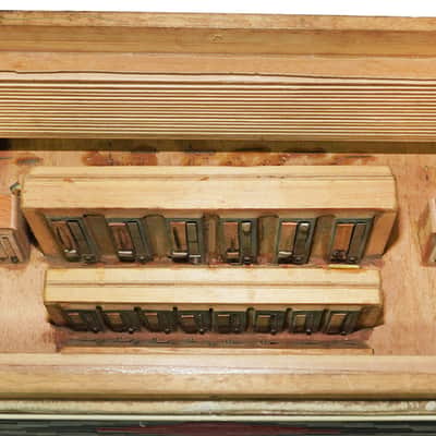 Hohner Antique Decorated Vintage Button Accordion Garmon Squeezebox Concertina, 2227, made in Germany Amazing Wonderful sound image 12