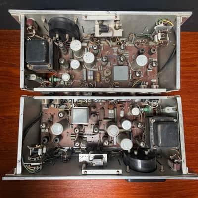 TEAC Berlant Concertone 507 Tube Preamplifier stereo Pair Tam radio Tamura TR-405 output transformers vintage ( Ampex 350 351 ) image 5