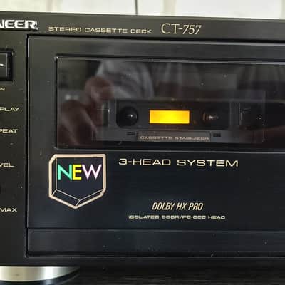 PIONEER CT-757 Rare Vintage Serviced MINT Stereo Cassette Deck 1990 Warranty image 10
