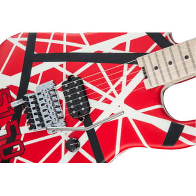 EVH Striped Series 5150™, Maple Fingerboard - Red, Black and White, 5107902515 image 7