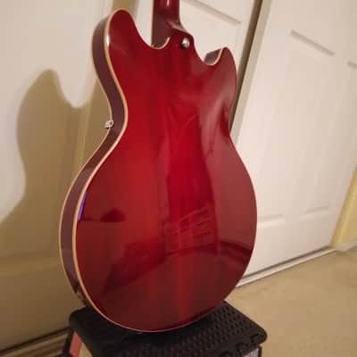 D'Angelico Premier DC 12-String 2018 Trans Wine image 8
