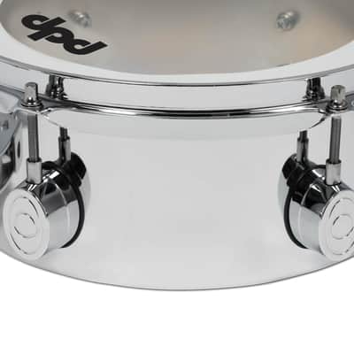 Pacific Drums by DW Mini Timbale, Chrome Plated Steel, 4X10 image 3
