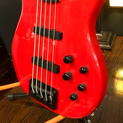 Red Carvin USA 5-String Factory Bass BK5 image 5