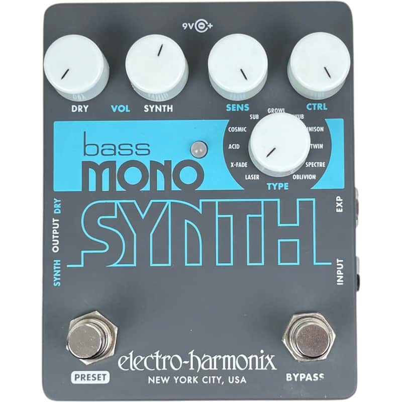 Electro Harmonix Bass Mono Synth Effect Pedal image 1
