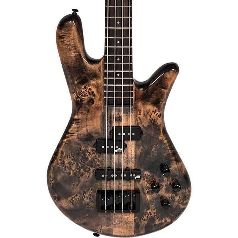 Spector NS Ethos 4 4-String Bass w/ Aguilar Pickups - Super Faded Black Gloss image 1