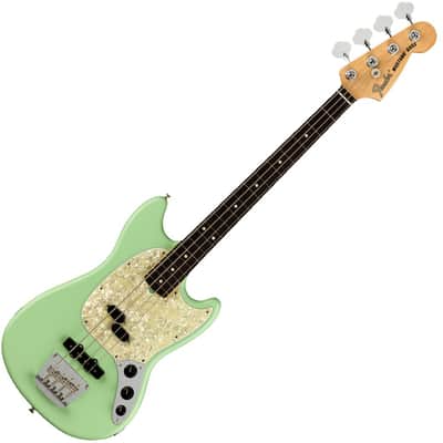 FENDER - American Performer Mustang Bass RW Satin Surf Green 0198620357 image 3