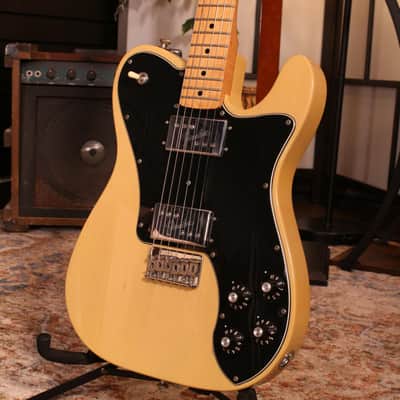 Used Fender Vintera '70s Tele Deluxe w/ Upgraded CuNiFe Pickups, Vintage Blonde w/ Bag image 5