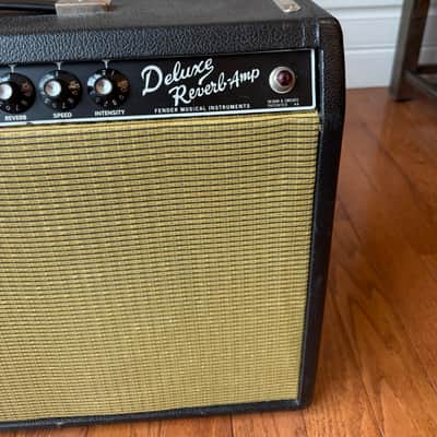 1967 Fender Deluxe Reverb Blackface image 5