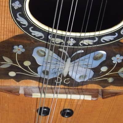 fine old VOGTLANDSPERLE solid arched back 8string MANDOLIN mando Germany 1920s image 19