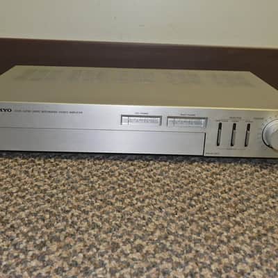 Onkyo A-15 Integrated 170 Watt Stereo Power Amplifier  Silver image 1