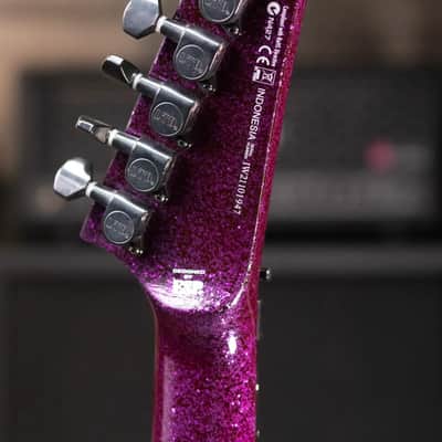 ESP LTD KH-602 Kirk Hammett Signature Electric Guitar - Purple Sparkle with Hardshell Case - Used image 7