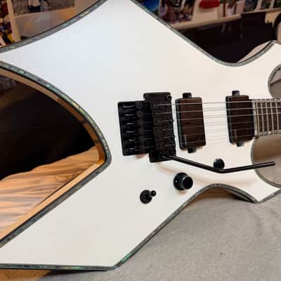 B.C. Rich Warlock Extreme White Electric Guitar image 1