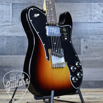 Mint Fender American Vintage II 1977 Telecaster Custom - 3-Color Sunburst with Hardshell Case image 10