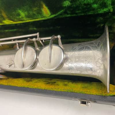 J.W. York & Sons Soprano Saxophone Vintage 1930 image 14