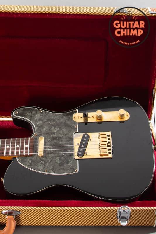 1994 Fender MIJ Japan Telecaster Custom TLG-70P Black Tweed HSC image 1