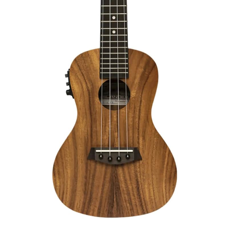 Islander AC-4 FLAMED EQ Electric-Acoustic Acacia Concert Ukulele