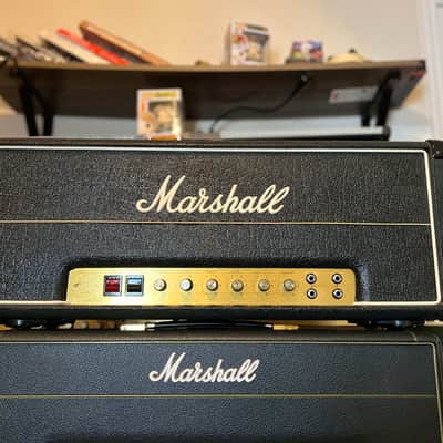 Marshall JMP 1959 MK II Super Lead 2-Channel 100-Watt Guitar Amp Head 1977 - Black image 1