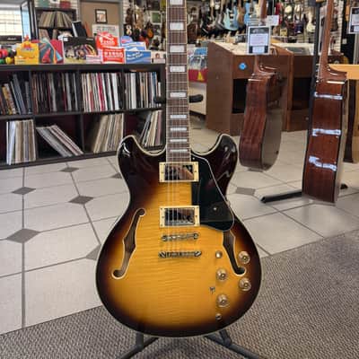 Ibanez JSM10-VYS John Scofield Signature 2014 - Present - Vintage Yellow Sunburst image 1