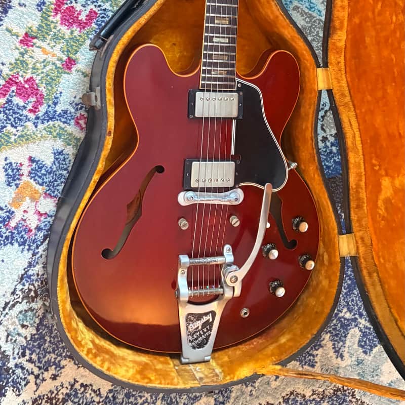 Project! 1963 Gibson ES-335TD Cherry Bigsby w/OHSC image 1