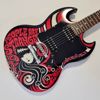 Epiphone Emily the Strange G-310 2005 Ebony with Emily the Strange Graphic image 3