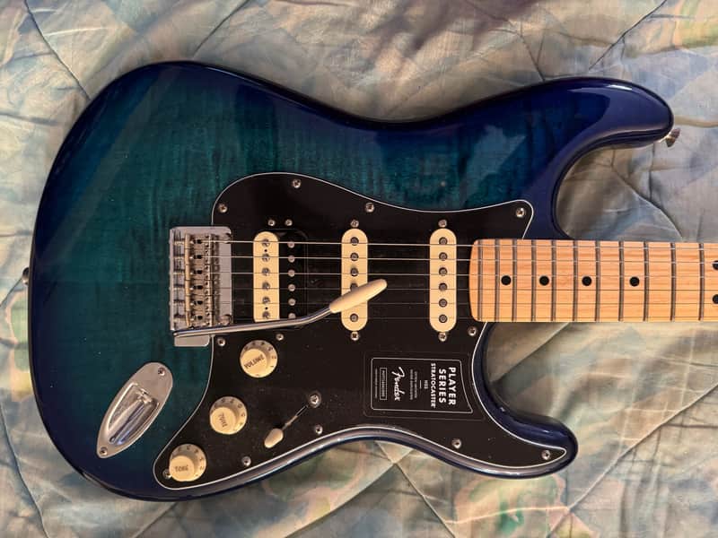 Fender Limited Edition Player Stratocaster® HSS Plus Top - Blue Burst image 1