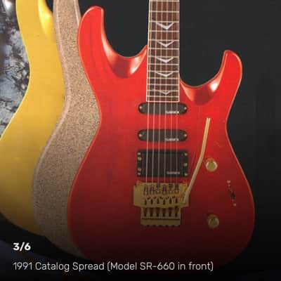 Samick SR-660 1993 - Antique Red Sunburst image 17