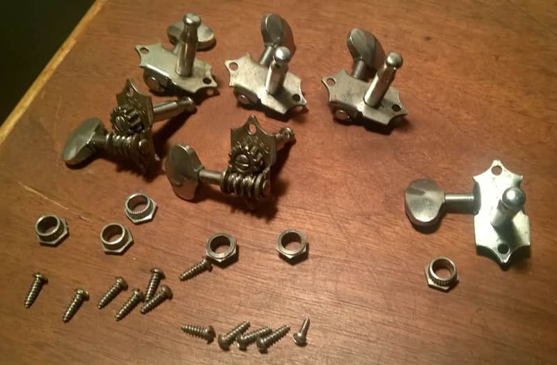 Grover G-98 late 1930s nickel tuners for prewar Martin 6:1 ratio image 1