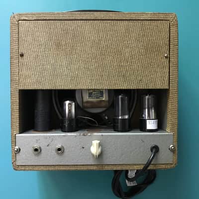 Magnatone M107 1950/52 Unique MOTS era Tweed amp, Serviced, Free shipping to EU, Swiss, UK image 2