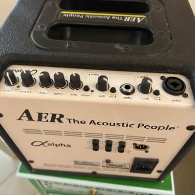 AER Alpha 2-Channel 40-Watt 1x8" Acoustic Guitar Combo 2020s - Black image 5