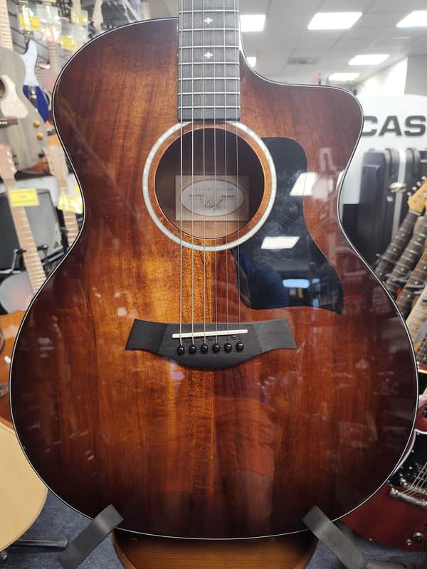 Taylor 222ce-K DLX Acoustic Electric Guitar w/ Case- Shaded Edgeburst image 1