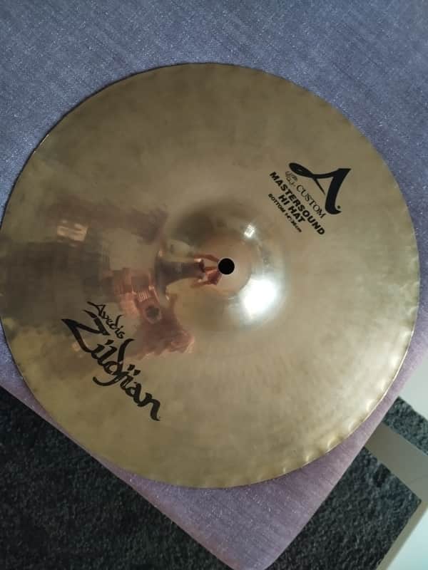 Zildjian A series new beat top/ A custom mastersound bottom - Regular traditional top / Brilliant bottom image 1