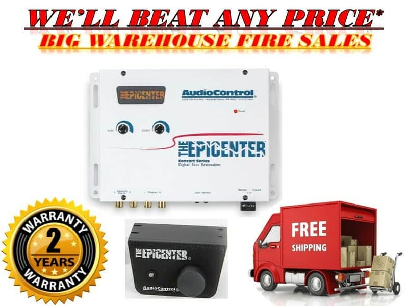 AUDIO CONTROL THE EPICENTER CAR AUDIO DIGITAL BASS RESTORATION EQUALIZER WHITE image 1