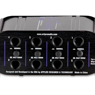 ART TPATCH 8-Channel Balanced 1/4" TRS Patch Bay image 3