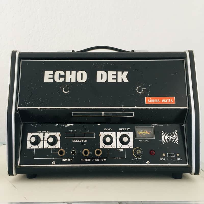 Vintage refurbished Simms-Watts Echo Dek tape echo 1970's copicat echoplex space echo image 1