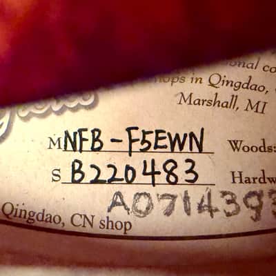 Northfield NFB-F5EWN 'Big Mon' Wide Nut - Sunburst 2022 image 23
