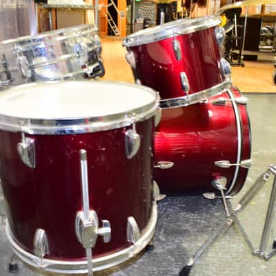 Tama Stagestar 5-Piece Drum Set, Wine Red with Hardware & Cymbals image 5