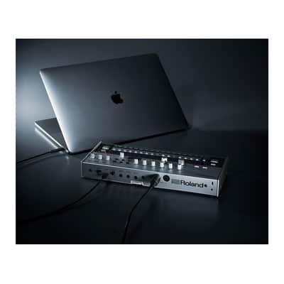 Roland Boutique Compact Modular Friendly Solid Metal Top Drum Machine with Advanced Sequencer, Five Trigger Outputs, One Trigger Input, and Color-Matched Case (Silver) image 7