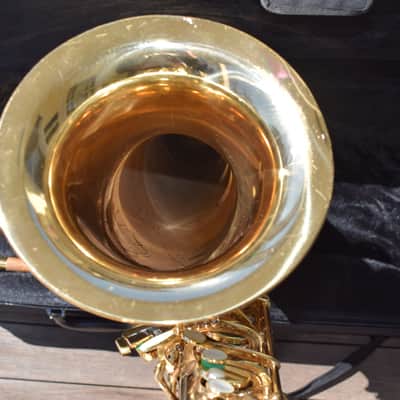 Selmer Series II Baritone Sax-just serviced 1987 Original lacquer image 18