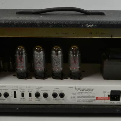 Vintage Carvin X-100 100 Watt Guitar Head Tube Amp Amplifier With Footswitch image 11